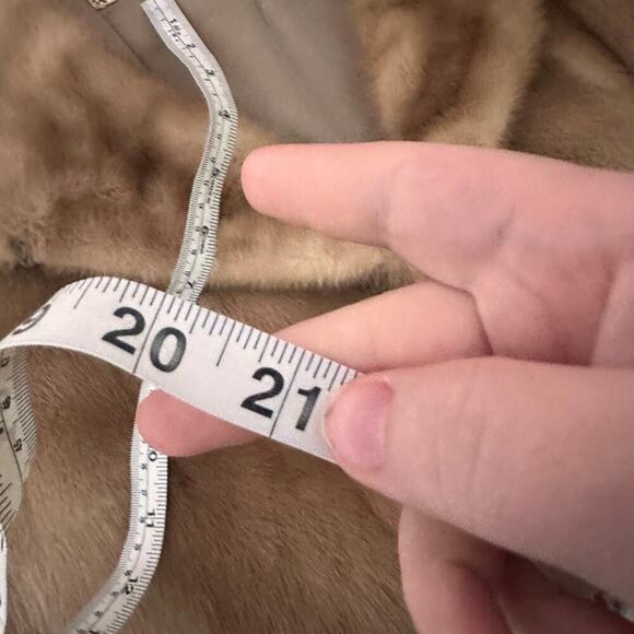 Vintage 1950s gittelman's sons philadelphia mink coat stole jacket Small - Picture 9 of 10